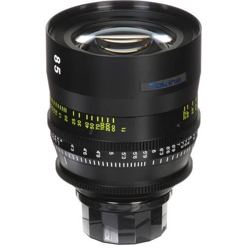 Tokina Cinema Vista 85mm T1.5 Lens for PL Mount