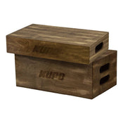 Kupo KAB-004-BST Brown Stained Half Apple Box 20