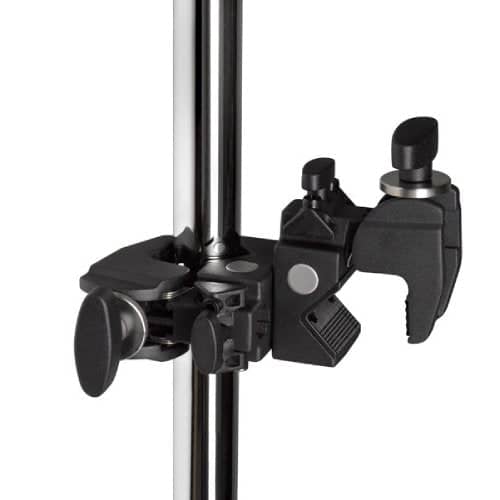 KUPO KCP-720B Superb Double Clamp With Adjustable Handle - Black