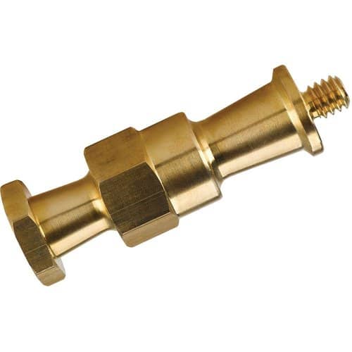 KUPO KS-026 Brass Hex Stud Spigot Adaptor 1/4-20 Thread