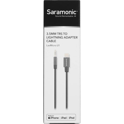 Saramonic LavMicro U1A Omnidirectional Lavalier Microphone with Lightning Connector for iOS Devices (6.5' Cable)