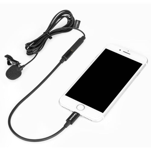 Saramonic LavMicro U1A Omnidirectional Lavalier Microphone with Lightning Connector for iOS Devices (6.5' Cable)