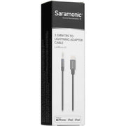 Saramonic LavMicro U1B Omnidirectional Lavalier Microphone with Lightning Connector for iOS Devices (19.6' Cable)