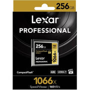 Lexar Professional Gold 256GB Compact Flash UDMA 7 160MB/s Memory Card

