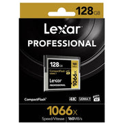 Lexar Professional Gold 128GB Compact Flash UDMA 7 160MB/s Memory Card
