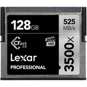 Lexar Professional Silver 128GB CFast 2.0 525MB/s Memory Card

