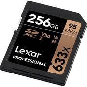 Lexar Professional Gold 256GB SDXC 95MB/s UHS-I Memory Card - V30
