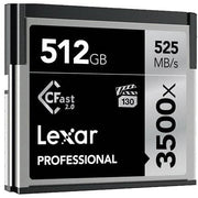Lexar Professional Silver 512GB CFast 2.0 525MB/s Memory Card