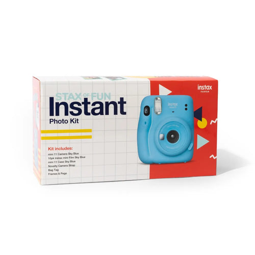 Fujifilm Instax Stax of Fun Instant Photo Kit - Blue