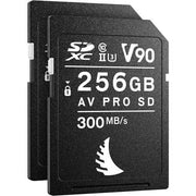 Angelbird AV PRO 256GB SDXC UHS-II 300MB/s Memory Card for Sony Alpha 7, Alpha 9 (2 Pack) - V90