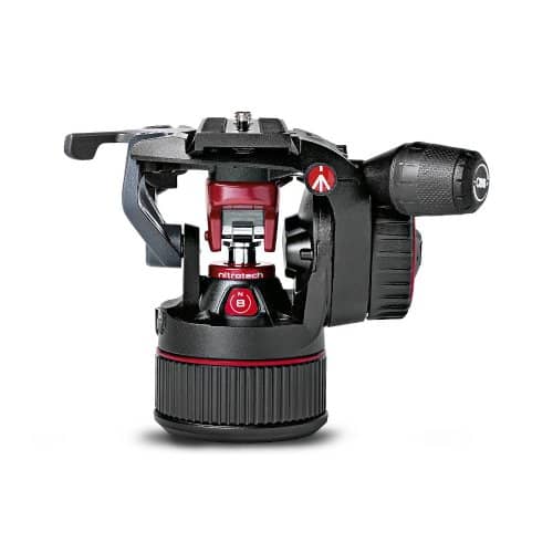 Manfrotto Nitrotech N8 Video Fluid Head - 8kg Continuous Counterbalance