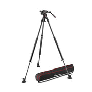 Manfrotto Kit Video Carbon Fibre Single Fast and 608 Tripod