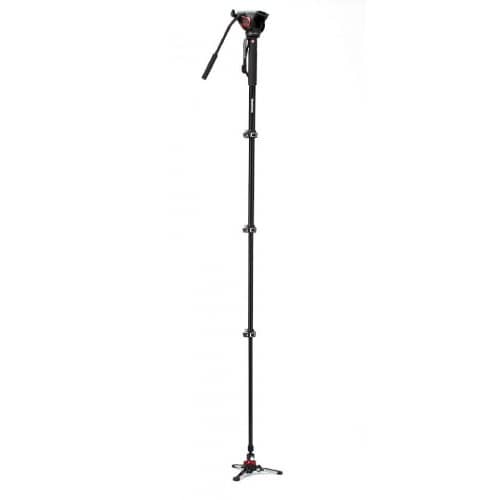 Manfrotto MVMXPRO500 XPRO 4 Section Video Monopod with Fluid Head & FLUIDTECH base