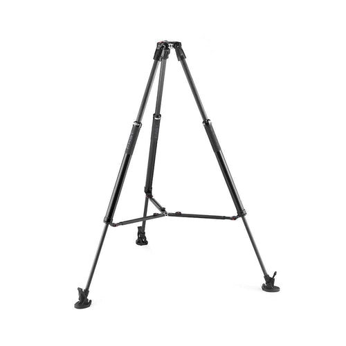 Manfrotto Tripod Vid 635 Fast Single CF fast twisting lock 75mm bowl 28.5-155cm 20Kg Payload