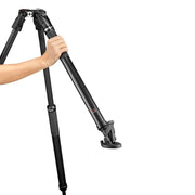 Manfrotto Tripod Vid 635 Fast Single CF fast twisting lock 75mm bowl 28.5-155cm 20Kg Payload