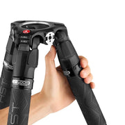 Manfrotto Tripod Vid 635 Fast Single CF fast twisting lock 75mm bowl 28.5-155cm 20Kg Payload