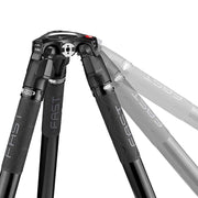 Manfrotto Tripod Vid 635 Fast Single CF fast twisting lock 75mm bowl 28.5-155cm 20Kg Payload