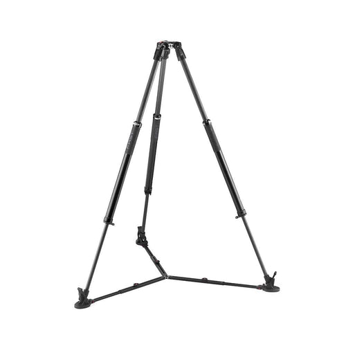 Manfrotto Tripod Vid 635 Fast Single CF fast twisting lock 75mm bowl 28.5-155cm 20Kg Payload