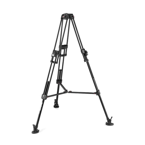 Manfrotto Tripod Vid 645 TwinLegFast Alu 100mm bowl and 75mm adp 25kg Payload incl mid spreader