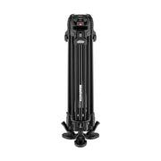 Manfrotto Tripod Vid 645 TwinLegFast Alu 100mm bowl and 75mm adp 25kg Payload incl mid spreader