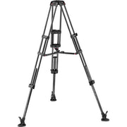 Manfrotto Carbon Fiber Twin Video Tripod Legs with Ground Level Spreader