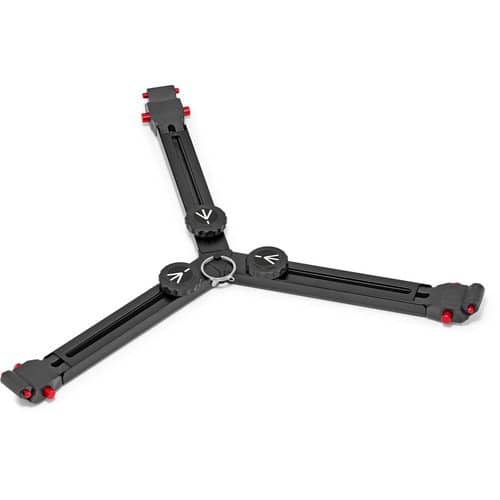 Manfrotto Carbon Fiber Twin Video Tripod Legs with Ground Level Spreader