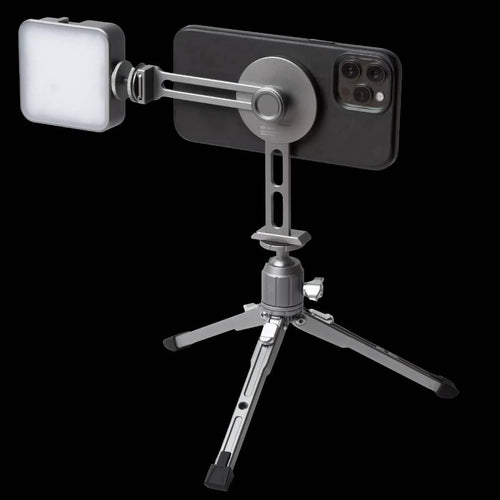 Explorer MX-KIT Magnetic Tripod Phone Mount for MagSafe with Table Top Tripod and LED