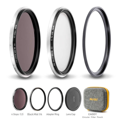 NiSi Swift Add On Kit for NiSi 77mm Swift True Color VND 1-5 Stops (4 Stop ND + Black Mist 1/4)
