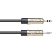 Stagg N Series Stereo Audio Cable - Male Mini Jack to Male Mini Jack - 2m/6ft