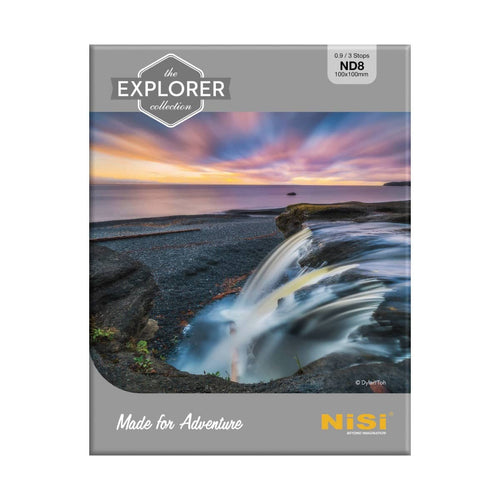 NiSi Explorer Collection 100x100mm Nano IR Neutral Density filter ND8 (0.9) 3 Stop