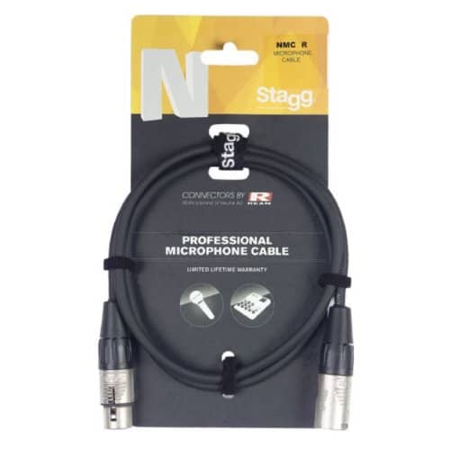 Stagg N Series Microphone Cable Male XLR to Female XLR -  10m/33f 