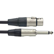 Stagg Microphone Cable Female XLR to Male Jack - 6m/20ft 