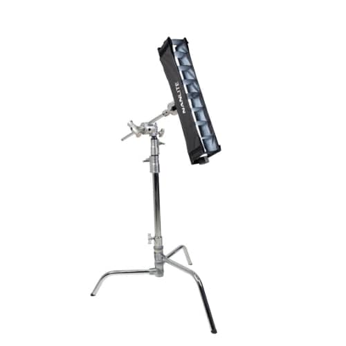 Nanlite Barndoor with Eggcrate Grid for the PavoTube II 15X