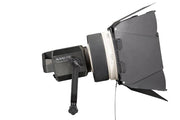 Nanlite Forza 500 Fresnel adaptor and Barn doors
