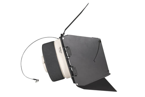 Nanlite Forza 500 Fresnel adaptor and Barn doors