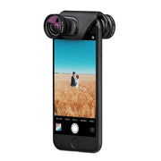 Lens Set for iPhone X: Black Lens/Black Clip