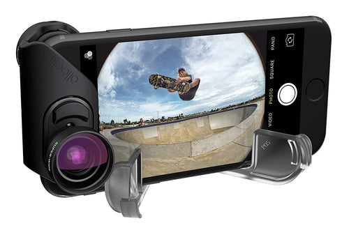 Lens Set for iPhone X: Black Lens/Black Clip