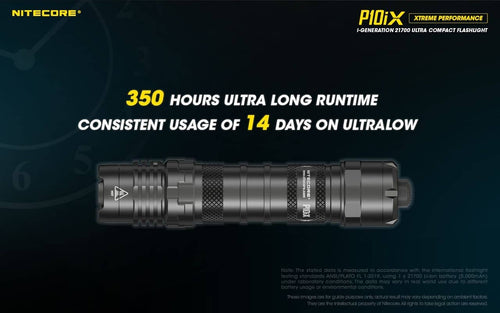 Nitecore P10iX compact 4000 lumen 158m USB-C rechargeable tactical floodlight