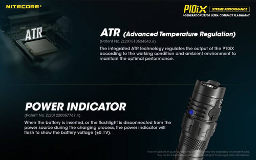 Nitecore P10iX compact 4000 lumen 158m USB-C rechargeable tactical floodlight