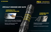 Nitecore P10iX compact 4000 lumen 158m USB-C rechargeable tactical floodlight