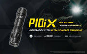 Nitecore P10iX compact 4000 lumen 158m USB-C rechargeable tactical floodlight