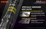 Nitecore P20i UV compact 1800 lumen USB-C rechargeable LED torch with UV output