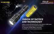 Nitecore P20i UV compact 1800 lumen USB-C rechargeable LED torch with UV output