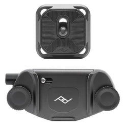 Peak Design Capture Camera Clip v3, Black - with Standard Plate