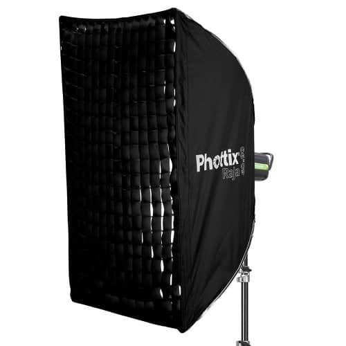 Phottix Softbox QuickFold RAJA 60x90cm Baffle Diff Grid Bowen S Mount