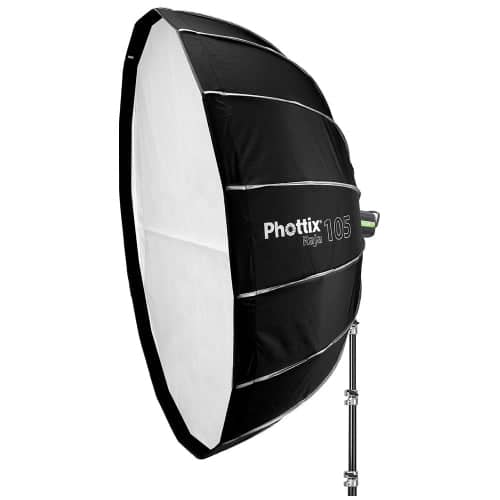 Phottix Softbox QuickFold RAJA 105cm Baffle Diff Grid Bowen S mount