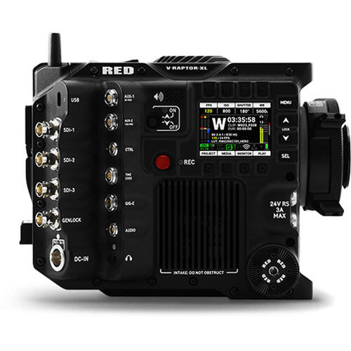RED V-RAPTOR XL 8K VV Cinema Camera Production Pack (V-Lock, With Batteries)