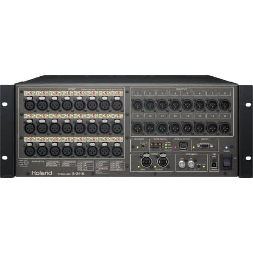 Roland 56 Channel Digital Snake With 8 Ch AES/EBU I/Os (Total 32 In 24 Out)