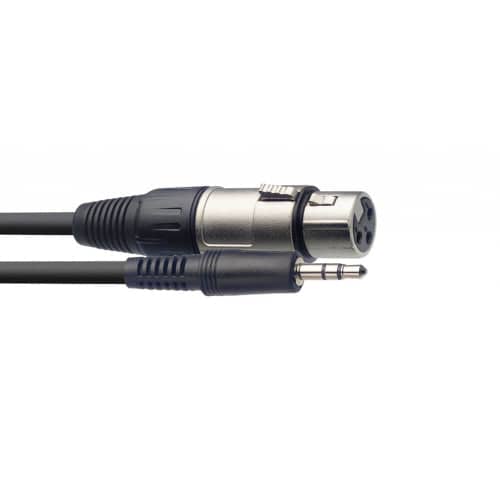 Stagg Audio Cable Female XLR to Male Mini Jack - 3m/10ft