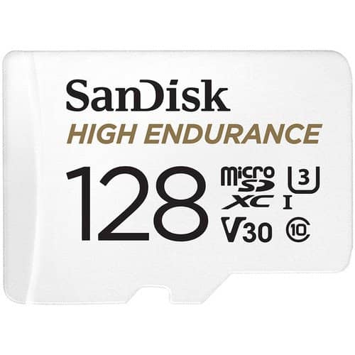SanDisk High Endurance 128GB microSDHC UHS-I 100MB/s Memory Card - V30
